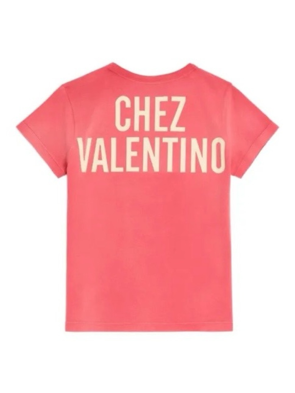 Valentino Coral Pink 'Panther 60 Lady' Short Sleeve Tee